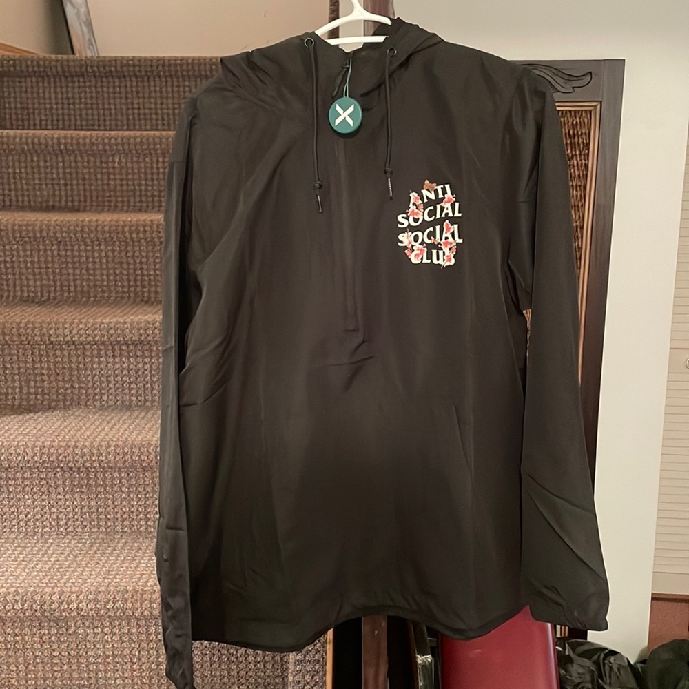 Anti Social Social Club Kkoch Anorak Black